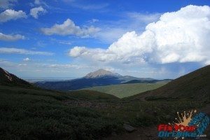 Cuchara Recreation Area Trinchera Peak Distant Storm Southeast