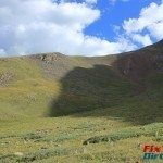 Cuchara Recreation Area Trinchera Peak Mountaindside Shadow South