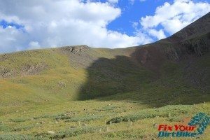 Cuchara Recreation Area Trinchera Peak Mountaindside Shadow South