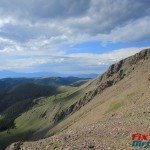 Cuchara Recreation Area Trinchera Peak Trail Top Mountainside Sky