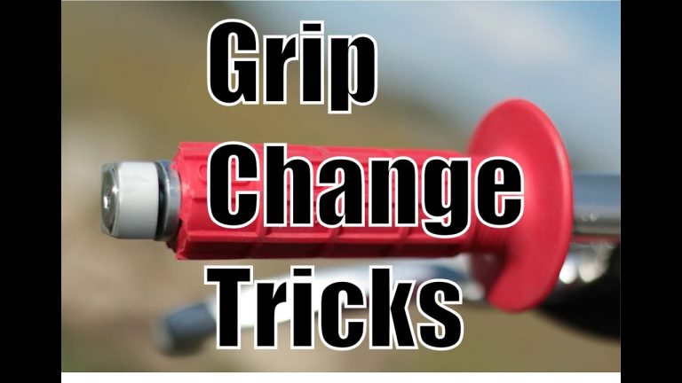 Video: Dirt Bike Handlebar Grip Change Tricks