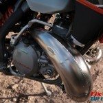 2014 KTM 300 XC-W Exhaust Dent