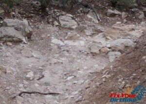 Cedro Peak Rock Wall Closeup