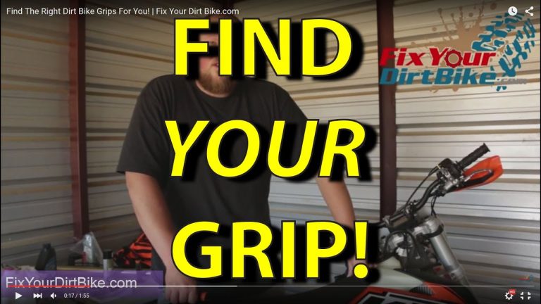 Video: Forget What Your Friends Say, You Need To Find The Right Handlebar Grips For YOU!