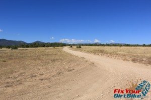 wide open main trail