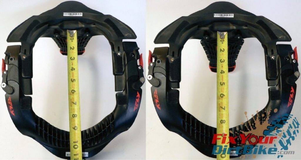 Leatt Neck Brace Front To Back Collar Measuements