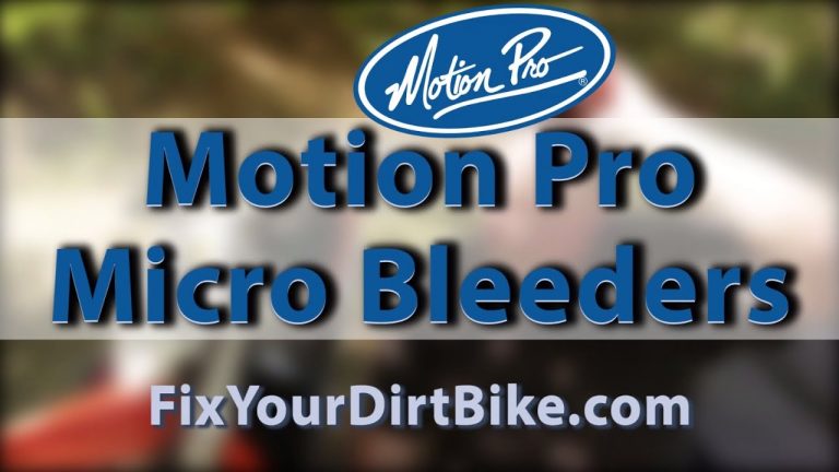 Accessory Review: Motion Pro Micro Fork Bleeders