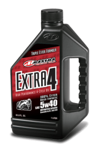 Maxima Extra 4 5w-40 4-stroke oil 2-Stroke vs 4-Stroke Motorcycle Oil