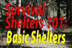 Survival Shelters 101 Basic Shelters - Featured