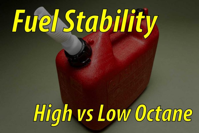 High vs Low Octane Fuel Stability