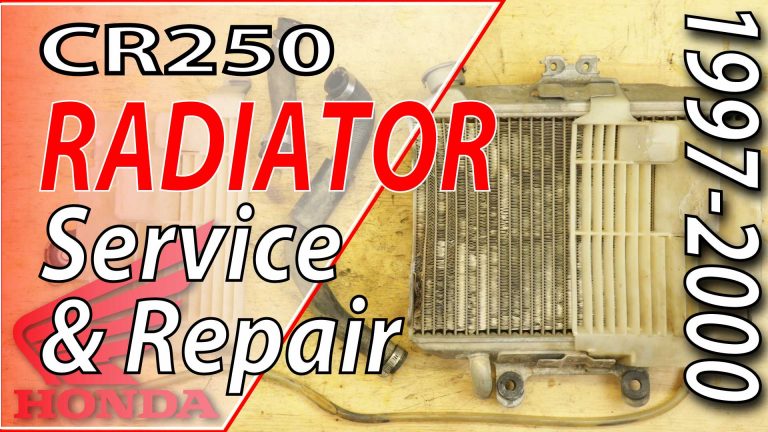 1997-2001 Honda CR250 - Cooling System - Radiaator Service And Repair - Thumb