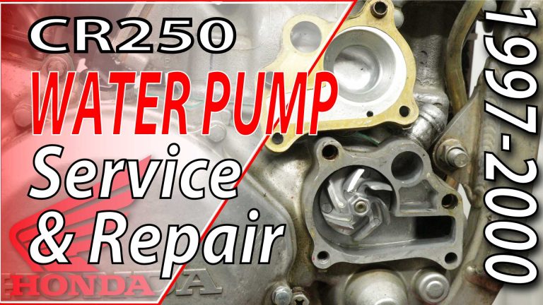 1997 - 2001 Honda CR250 - Cooling System - Water Pump Service And Repair - Thumb