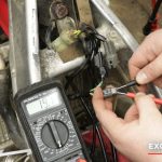 Test The Exciter Coil Resistance Between The Blue And White Wire Terminals